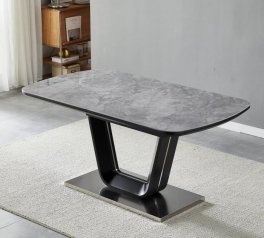 Стол Gustaf (160-200 см) Bora Grey Glossy
