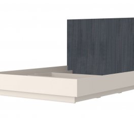 Ліжко LOZ160 без вкладу Монако Кашемір / Елегантний сірий софттач