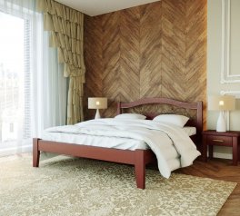 Кровать деревянная Лев Афина массив Бук