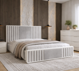 Спальня Arina/Арина DrevKO современная спальня с комодом 3S и тумбами