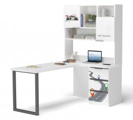 Стіл з кутовою надбудовою