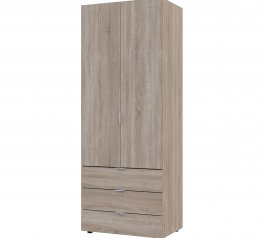 Шкаф для одежды Дорос Гелар дуб сонома 2-х дверный 77,5 см