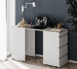 Комод-трансформер Molli Белый бриллиант/Ателье светлый