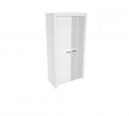 Шкаф Neman Нордик 2 дверный белый 106 см