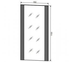 Вешалка WIE75 Канди Белый альпийський / Дуб стирлинг / Белый матовий