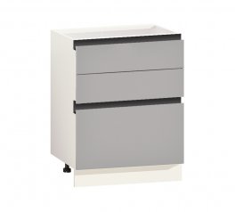 Тумба нижня Н60.85.3Я Gola ручка Фарбований Високий Глянець