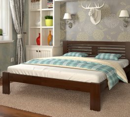 Кровать деревянная ArborDrev Шопен Сосна / Бук