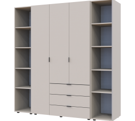 Шафа Дорос Гелар кашемір з 2 Етажерками 3-х дверна 192,6 см