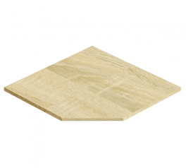 Стільниця кутова 38 мм Дуб натуральний