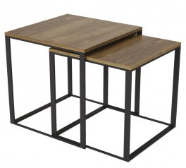 Стол журнальный 2 в 1 Ascet Дуб Барокко янтарный