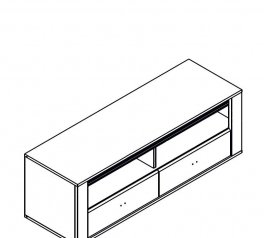 Тумба под телевизор RTV130 Селена