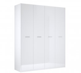 Шкаф 4дв Миромарк Беладжіо 4 дверный белый глянец 183 см