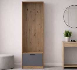 Пенал-вешалка Doros Ронди Дуб Артизан / Графит