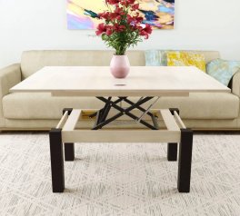 Стіл-трансформер B-Fly Art In Head Гікорі Рокфорд Світлий / Венге