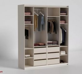 Шкаф-купе Matroluxe Dominika / Доминика 2 дверный сатин 240 см