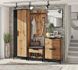 Модульний передпокій Комфорт Меблі ВТ-4068 Лофт Дуб золотий