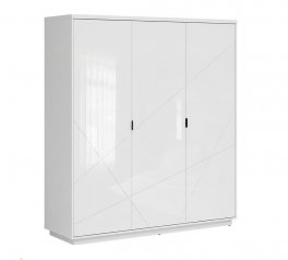Шкаф SZF3D BRW Poland Forn 3 дверный белый глянец 180 см