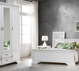 Шафа ВМК Украіна SZF 5D2S Кентукі 3 дверна білий альпійський 160 см