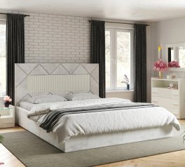 Ліжко м'яке двоспальне Arbordrev Модерн 