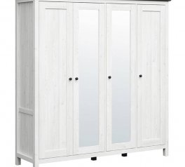 Шкаф SZF2L2D3E BRW Poland Hesen 4 дверный модрина 197 см