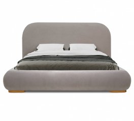 Ліжко м'яке двоспальне Шик Галичина Річі без тумб