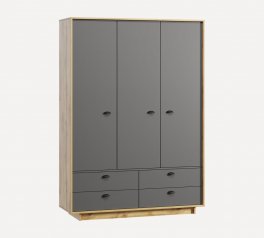 Шафа Морелі К006 Куба 3 дверна дуб аппалачі 150 см