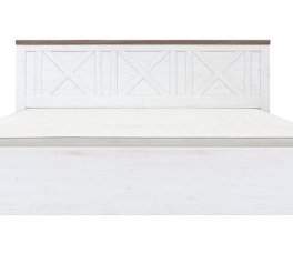 Ліжко двоспальне BRW Poland LOZ 160 Stockholm / Стокгольм ДСП / МДФ