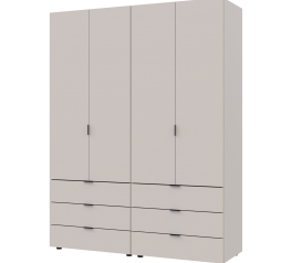 Шкаф Дорос Гелар кашемир 4-х дверной 155 см