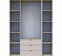 Шафа Дорос Гелар кашемір з Етажеркою 3-х дверна 154,4 см