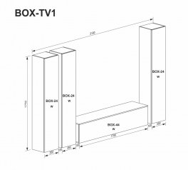Вітальня Бокс TV-1