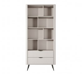 Стеллаж 2S Беж/Черные ножки Lante