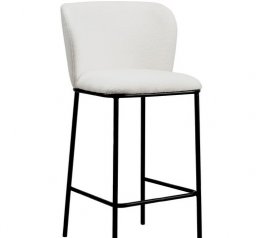 Стілець напівбарний B-300 Vetro Mebel айворі 95 см