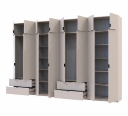 Шкаф для одежды Дорос Лукас кашемир 8 дверный 360 см