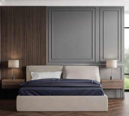 Ліжко двоспальне м'яке Woodsoft Savona / Савона