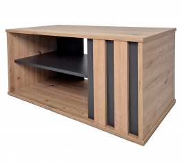 Журнальный стол T2 AD Интарсио Антрацит/Дуб Артизан 90 см