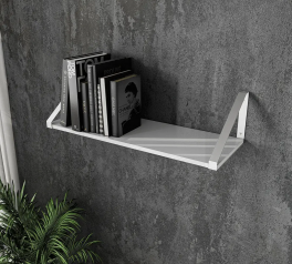 Полиця настінна білий XT28
