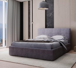 Ліжко м'яке Za House Furniture Глорія з підйомним механізмом та нішею для білизни