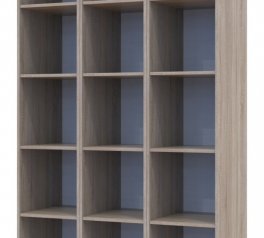 Шкаф Дорос Геллар дуб сонома 3 Зеркала 117 см