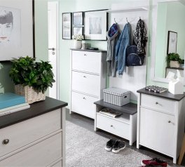 Модульная прихожая BRW Poland Porto / Порто Модрина сибиу светлая / Сосна ларико