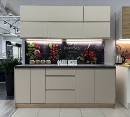 Кухня 2,0 м Фарбований МДФ Альфа ручка АКЦІЯ!