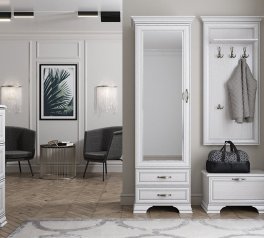 Модульная прихожая Mebelbos Tiffany / Тиффани Вудлайн крем