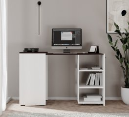 Тумба-трансформер Dolli Белый бриллиант/Венге