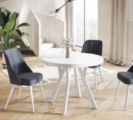 Стол круглый нераскладной Lite / Лайт MebliRoMax D900 ЛДСП 18 мм