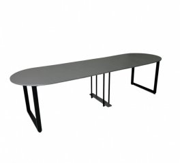 Стол раскладной трансформер MebliRoMax Long Round / Лонг Раунд 90-290 см 