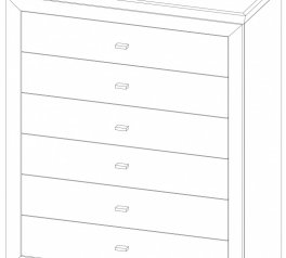 Комод 6Ш Орегон