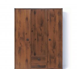 Шафа JSZF 3D2S/150 ВМК Украіна Монтана 3 дверна дуб шуттер 150 см