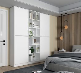 Шкаф Дорос Морган белый 3 дверный 180 см