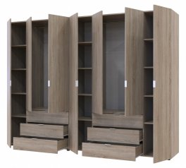 Шкаф Дорос Гелар дуб сонома 7 дверной 271,2 см