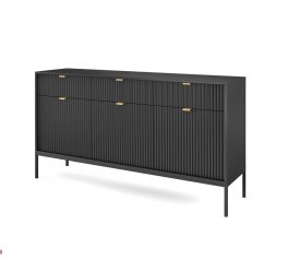 Комод Чорний/Чорні ніжки KSZ154 Nova