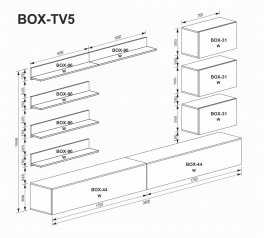 Вітальня Бокс TV-5